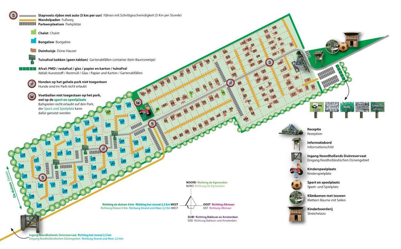 Chalets - Bungalowpark Mooyeveld - Uniek Gelegen In De Duinen! Egmond-Binnen Exterior photo